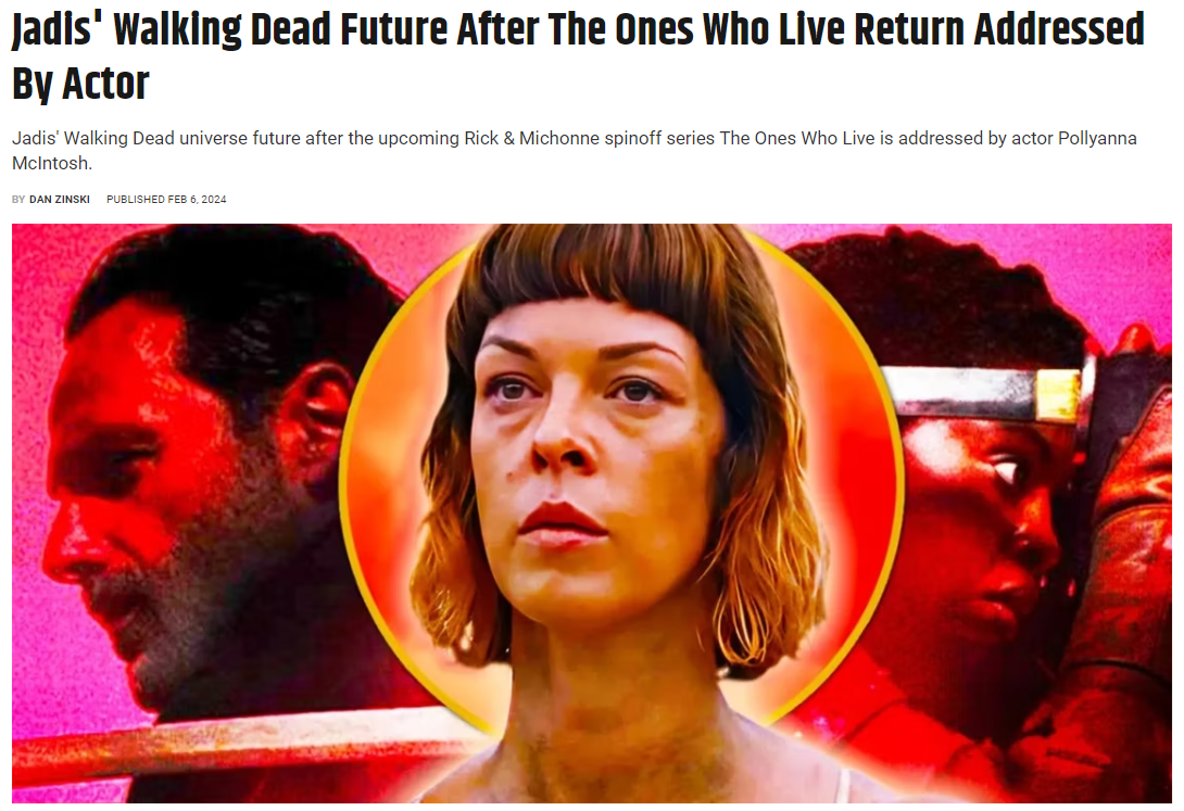 Jadis' Walking Dead Future After The Ones Who Live Return Addressed By Actor